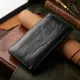 Вертикальний гаманець для чоловіків із натуральної шкіри ST Leather 19420 Чорний