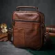 Стильна чоловіча сумка з натуральної шкіри 21275 Vintage Коричнева