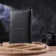 Оригінальний чоловічий клатч з натуральної гладкої шкіри 21292 Vintage Чорний