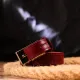 Неповторний жіночий ремінь із натуральної шкіри Grande Pelle 21447 Бордовий