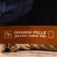 Ремінь для чоловіків у стилі мілітарі з натуральної шкіри Grande Pelle 21478 Коричневий