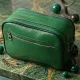 Жіноча шкіряна сумка крос боді для міста та щоденного використання Vintage 22113 Зелена
