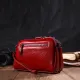 Яскрава сумка-клатч у стильному дизайні з натуральної шкіри 22125 Vintage Червона