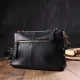 Цікава сумка через плече з натуральної шкіри 22135 Vintage Чорна