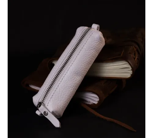 Чудова шкіряна ключниця GRANDE PELLE 11671 Білий