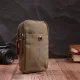Компактна сумка-чохол на пояс із металевим карабіном із текстилю Vintage 22224 Оливковий