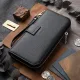 Гаманець клатч унісекс з натуральної шкіри для карток та купюр ST Leather 19432 Чорний