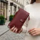 Стильний та яскравий жіночий гаманець-клатч ST Leather 19433 Бордовий