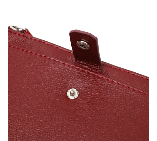 Стильний та яскравий жіночий гаманець-клатч ST Leather 19433 Бордовий