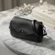 Жіноча шкіряна сумка із трикутним клапаном Vintage 22254 Чорна