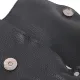 Жіноча шкіряна сумка із трикутним клапаном Vintage 22254 Чорна