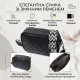 Класична шкіряна сумка через плече на одне відділення Vintage 22387 Чорна