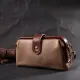 Жіночий шкіряний клатч із защіпкою для карток купюр та телефона Vintage 22423 Бежевий