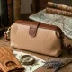 Жіночий шкіряний клатч із защіпкою для карток купюр та телефона Vintage 22423 Бежевий