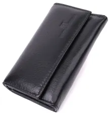 Практична ключниця із натуральної шкіри ST Leather 22483 Чорний