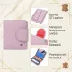 Портмоне з монетницею зовні для стильних жінок шкіряне ST Leather 19456 Бежевий