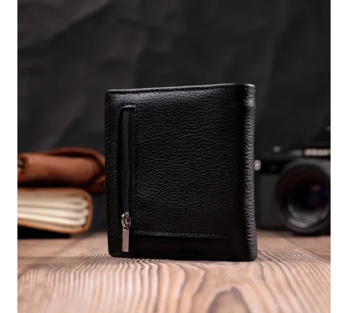 Жіночий гаманець в класичному чорному кольорі ST Leather 19466 Чорний