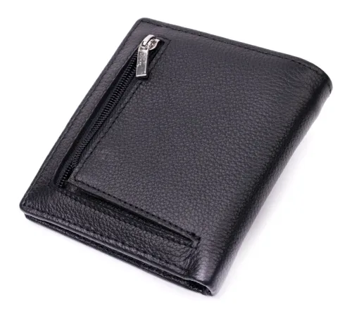 Жіночий гаманець в класичному чорному кольорі ST Leather 19466 Чорний