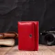 Горизонтальний гаманець для жінок із натуральної шкіри ST Leather 19478 Червоний