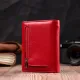 Яскравий жіночий гаманець із монетницею із натуральної шкіри ST Leather 19482 Червоний
