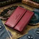 Жіночий шкіряний гаманець для карток купюр та монет ST Leather 19492 Бордовий