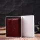 Жіночий шкіряний гаманець для карток купюр та монет ST Leather 19492 Бордовий