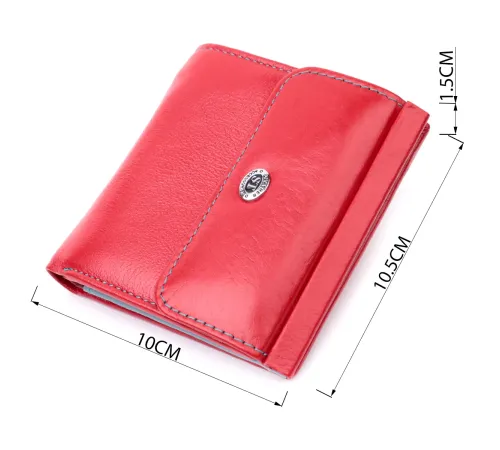 Жіночий гаманець середнього розміру ST Leather 19496 Червоний