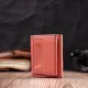 Невеликий гаманець для модниць із натуральної шкіри ST Leather 19505 Помаранчевий