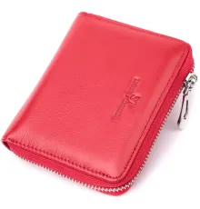 Симпатичний жіночий гаманець із натуральної шкіри ST Leather 22448 Червоний