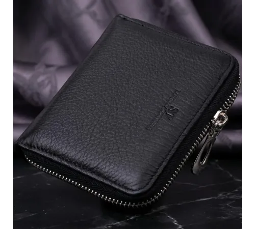 Відмінний жіночий гаманець з натуральної шкіри ST Leather 22449 Чорний