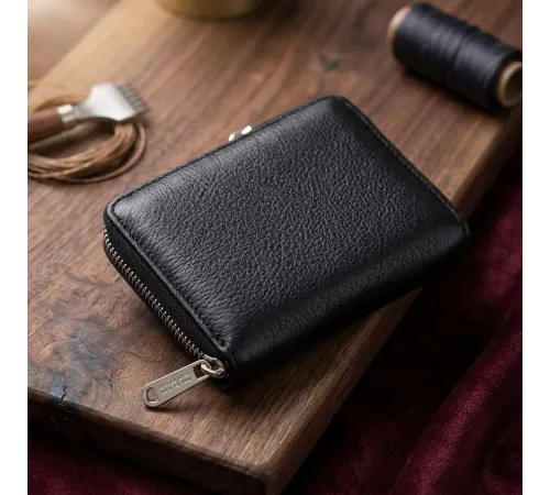 Відмінний жіночий гаманець з натуральної шкіри ST Leather 22449 Чорний