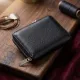 Відмінний жіночий гаманець з натуральної шкіри ST Leather 22449 Чорний