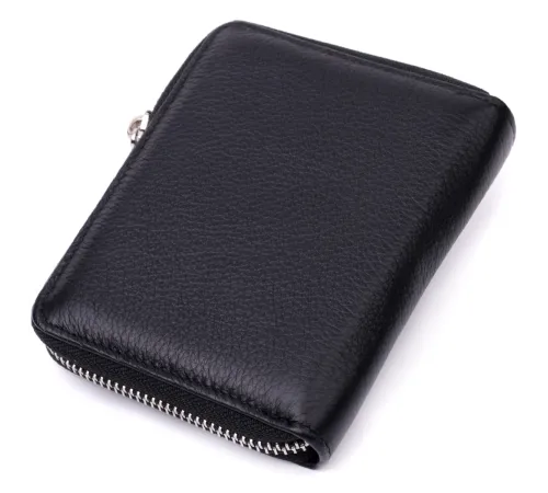 Відмінний жіночий гаманець з натуральної шкіри ST Leather 22449 Чорний