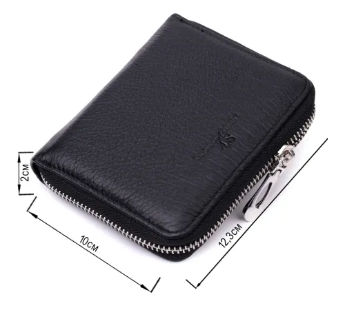 Відмінний жіночий гаманець з натуральної шкіри ST Leather 22449 Чорний