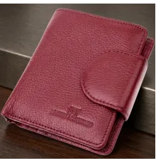 Жіночий гаманець вертикального типу із натуральної шкіри ST Leather 22452 Бордовий