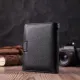 Солідний чоловічий гаманець з натуральної шкіри ST Leather 22467 Чорний
