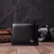 Відмінний затиск із натуральної шкіри ST Leather 22475 Чорний