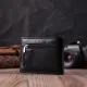 Відмінний затиск із натуральної шкіри ST Leather 22475 Чорний