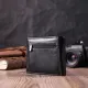 Шкіряне чоловіче портмоне із затискачем ST Leather 22481 Чорний