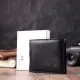Шкіряне чоловіче портмоне із затискачем ST Leather 22481 Чорний