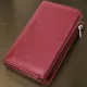 Шкіряний жіночий гаманець у три додавання ST Leather 22489 Бордовий