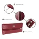 Містка ключниця з натуральної шкіри ST Leather 22508 Бордовий