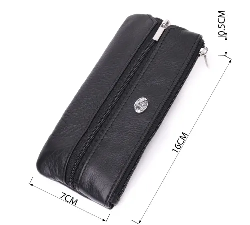 Універсальна ключниця із натуральної шкіри ST Leather 22511 Чорний