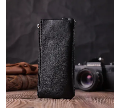 Універсальна ключниця із натуральної шкіри ST Leather 22511 Чорний