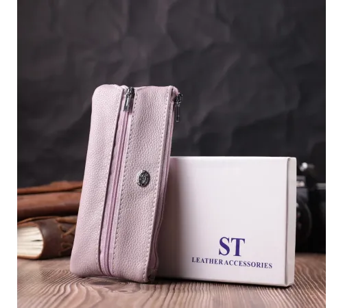 Відмінна ключниця із натуральної шкіри ST Leather 22512 Бежевий