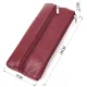 Шкіряна ключниця на блискавці ST Leather 22558 Бордовий