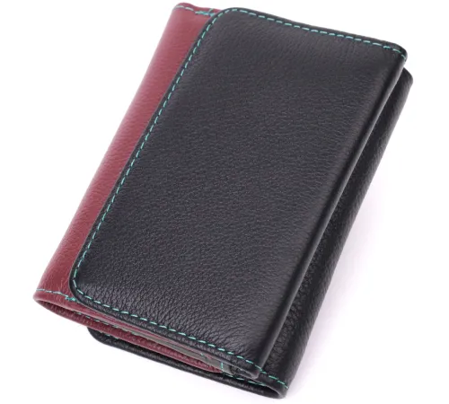 Зручний гаманець для дівчат із натуральної шкіри ST Leather 22497 Різнокольоровий