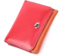 Яскравий гаманець для дівчат із натуральної шкіри ST Leather 22498 Різнокольоровий