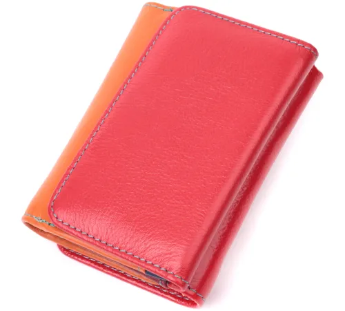 Яскравий гаманець для дівчат із натуральної шкіри ST Leather 22498 Різнокольоровий