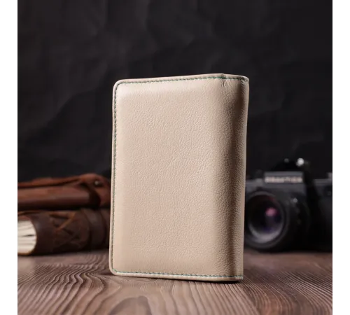 Місткий гаманець для жінок із натуральної шкіри ST Leather 22500 Білий